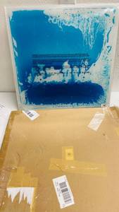 lot 254 image: Captivating Color Liquid Tile Square Approx 20x20in