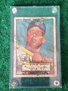 lot 1 image: Mickey Mantle Rookie card - Authenticity unknown.