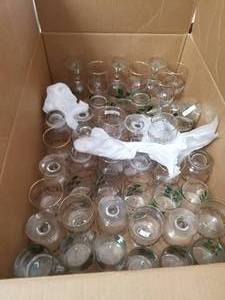 lot 76 image: Household items - Christmas glasses