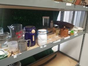lot 222 image: Shelf lot of collectibles