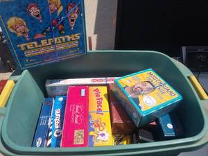 lot 255 image: Bin full of games