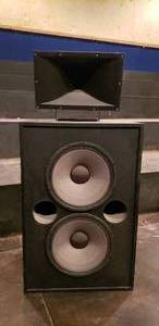 lot 9 image: JBL Professional 4638TH Speaker with 2446H High Frequency Compression Driver with Horn