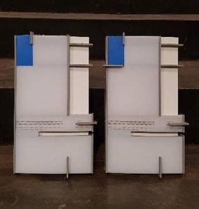lot 32 image: Pair of Throwback Style Retro Wall Mount Media RoomTheater Lights