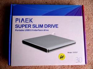 lot 64 image: Piaek Super Slim Drive- Portable Usb3.0 Interface Drive