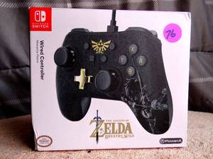 lot 76 image: Nintendo Switch The Legend Of Zelda Link Enhanced Wired Controller
