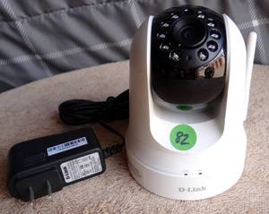 lot 82 image: D-Link DCS-5020L Pan & Tilt DayNight Network Camera - $$$