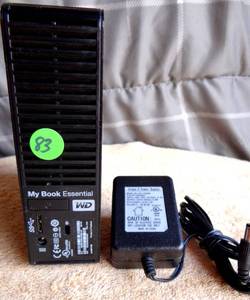 lot 83 image: WD My Book Essential USB 2.0 Desktop External Hard Drive - WDBACW0010HBK