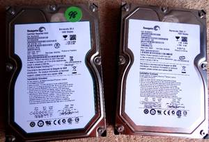 lot 98 image: SEAGATE BARRACUDA 1 TB HARD DRIVES (X2)