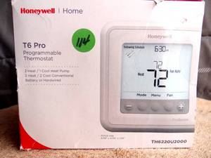 lot 114 image: COMING SOONHONEYWELL T6 Pro Smart Wi-Fi Programmable Thermostat, 2H2C - $$$