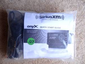 lot 127 image: SIRIUSXM  ONYX STARTER KIT