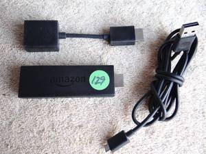 lot 129 image: AMAZON FIRESTICK AS SHOWN