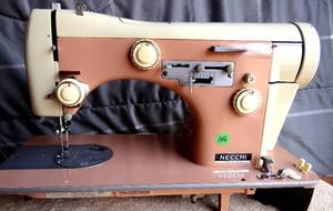 lot 146 image: RARE VINTAGE Necchi Supernova Sewing Machine ONLY - CHECK COMPS