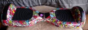 lot 166 image: Hoverboard 6.5 Flash Wheel MODEL HAI-K9 - Self Balancing Wheel Electric Scooter - Graffiti