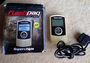 lot 230 image: 3872 SuperChips FlashPaq Performance Hand Held Tuner 98-06 Jeep Wrangler 4.0L TJ (Fits Jeep) - $$$$$
