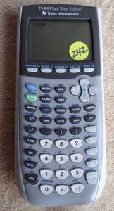 lot 242 image: TEXAS INSTRUMENTS TI-84 CALCULATOR - TESTEDWORKKING