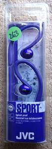 lot 263 image: JVC IPOD SPORT HEADPHONES - NIP