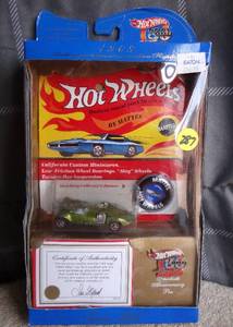 lot 287 image: HOT WHEELS 30TH ANNIVERSARY RED LINE TWIN MILL W COA