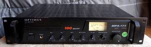 lot 307 image: VINTAGE  Radioshack Optimus Mpa-125 Mono Pa Amplifier 100 Watts Rackmount