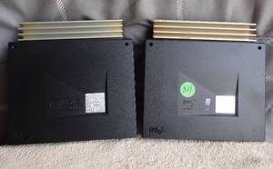 lot 311 image: INTEL PENTIUM III XEON 500 MHZ CPU WITH HEATSINK (X2)