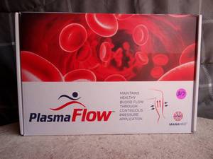 lot 317 image: Plasma Flow by Manamed - Lower Leg compression sleeves. Thrombosis