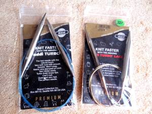 lot 321 image: SKACEL Circular Knitting Needle ADDI TURBO & ADDI TURBO LACE - NIP