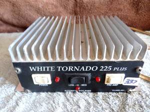 lot 337 image: VINTAGE White Tornado 225 Plus Linear Amplifier