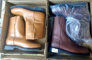 lot 91 image: Three pairs of boots (3 x money), the colors are shedron, black and honey, Size US 10 Mens, MX 28.5 cm
