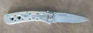 lot 130 image: One Pocket Knife CRKT Mt. Ranier, 7 inched long
