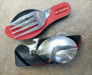 lot 137 image: Two folding eating utensils, Columbia and one Generic, (One Money)