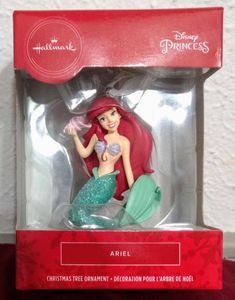 lot 165 image: Hallmark Disney Princess Ariel Christmas Ornament or Rear View Mirror Accessory NIB