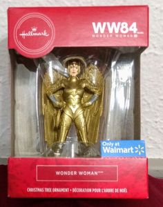 lot 168 image: Hallmark WW84 Wonder Woman Christmas Ornament or Rear View Mirror Accessory NIB