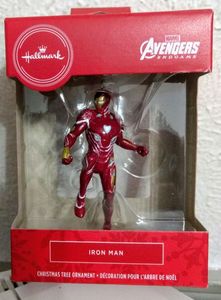 lot 185 image: Hallmark Marvel Avengers Iron Man Christmas Ornament or Rear View Mirror Accessory NIB