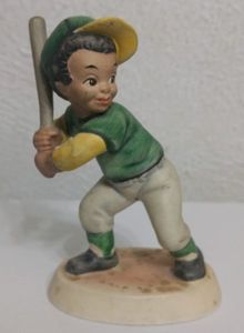 lot 202 image: Goebel, West Germany, 1978 Porceline Figurine of a Child Basebell Player #11