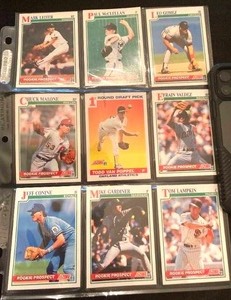 lot 39 image: SCORE Baseball Cards