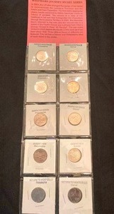 lot 44 image: Westward Journey Nickel Series6 Steel War Pennies