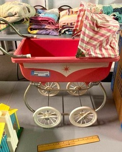 lot 54 image: Lil Girls Play Baby Buggy