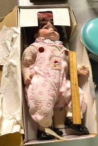 lot 56 image: Traditions Collection Baby Doll&nbsp in box
