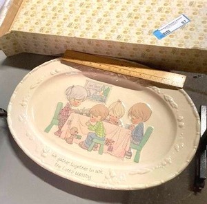 lot 57 image: Precious Moments Plate wbox
