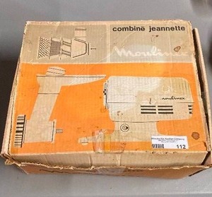lot 112 image: Vintage Food Processor still in box - French