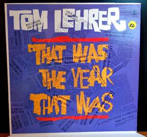 lot 20 image: Vintage 1965  That Was The Year That Was  By Tom Lehrer Record Album