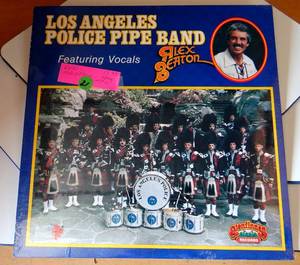 lot 21 image: RARE SEALED Alex Beaton Los Angeles Police Pipe Band Vintage Record Album