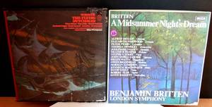 lot 22 image: Britten -A MIDSUMMER NIGHTS DREAM 3 LP BOX SET & WAGNER FLYING DUTCHMAN, KLEMPERER ADAM SILJA TALVELA - 3 LP SET