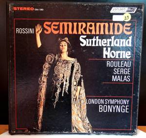 lot 23 image: LP (Proofed Opera Box Set) ROSSINI SEMIRAMIDE SUTHERLAND HORNE Rouleau Serge