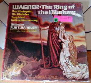 lot 24 image: RARE Furtwangler - WAGNER The Ring of The Nibelung 11 LP Box Set Murray Hill