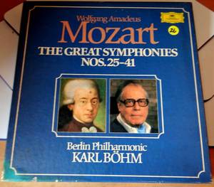 lot 26 image: RARE WOLFGANG AMADEUS MOZART THE GREAT SYMPHONIES BY KARL BOHM LP BOX SET