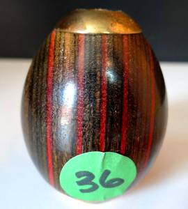 lot 36 image: AWESOME CUSTOM WOOD AND BRASS KALEIDOSCOPE