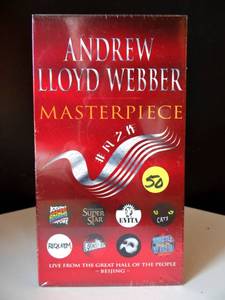 lot 50 image: VHS SEALED SET - Andrew Lloyd Webber Masterpiece  Live in China (2002 VHS, 2-Tape Set)