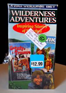 lot 51 image: SEALED VHS SET - WILDERNESS ADVENTURES INSPIRING STORIES OF SURVIVAL