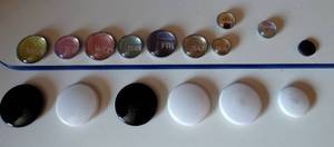 lot 60 image: DAYS OF THE WEEK & OTHER FRIDGE MAGNETS