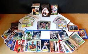 lot 64 image: LARGE ASSORTMENT OF SPORT CARDS INCLUDING SHAWN KEMP ROOKIE CARD